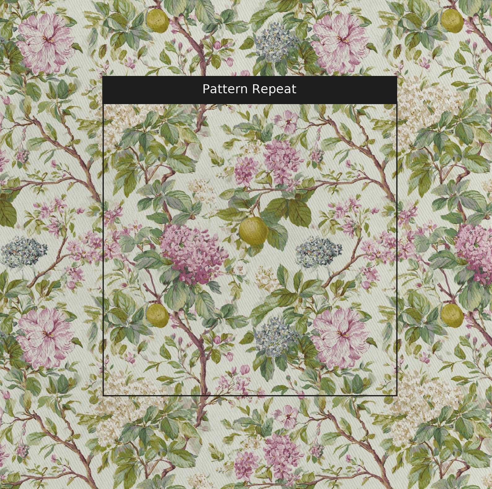 Gigi Fabric by the Yard — pattern repeat