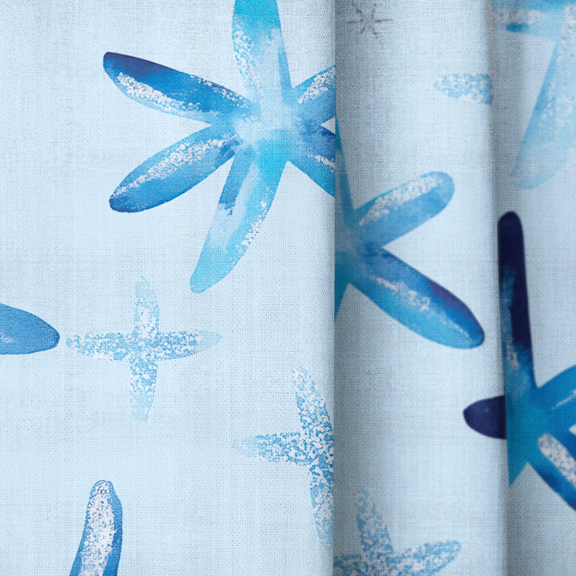 Snowy Sparkle - Drapery — close up