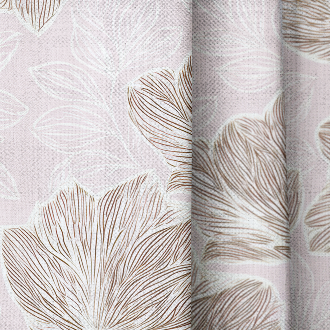 Rosegold - Drapery — close up