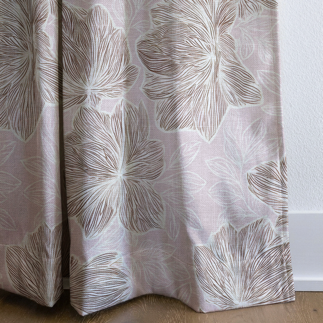 Rosegold - Drapery — corner closeup