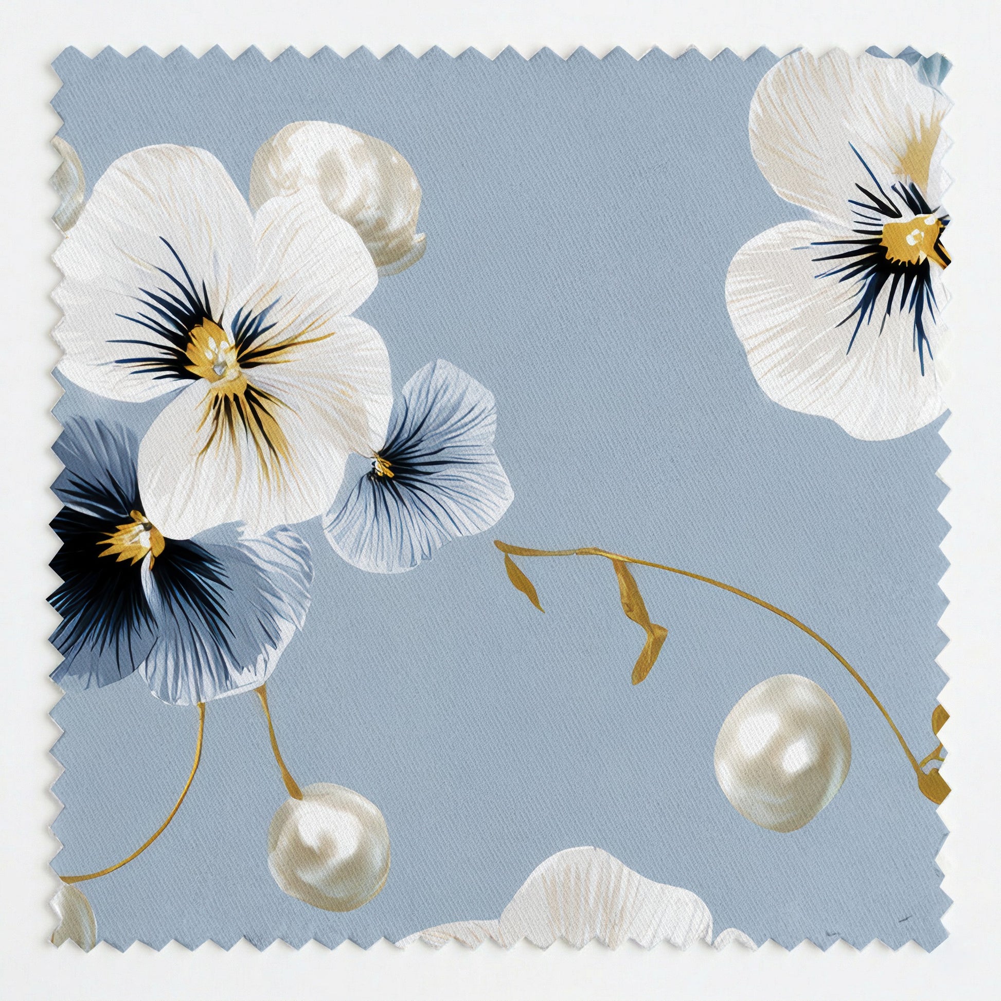 Flower Pearls Fabric by the Yard