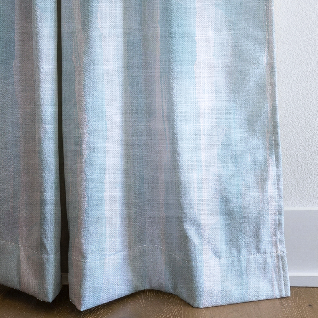 Blue Emily - Drapery — corner closeup