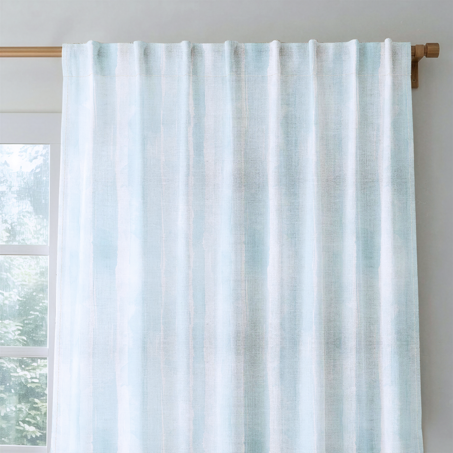 Blue Emily - Drapery — rod