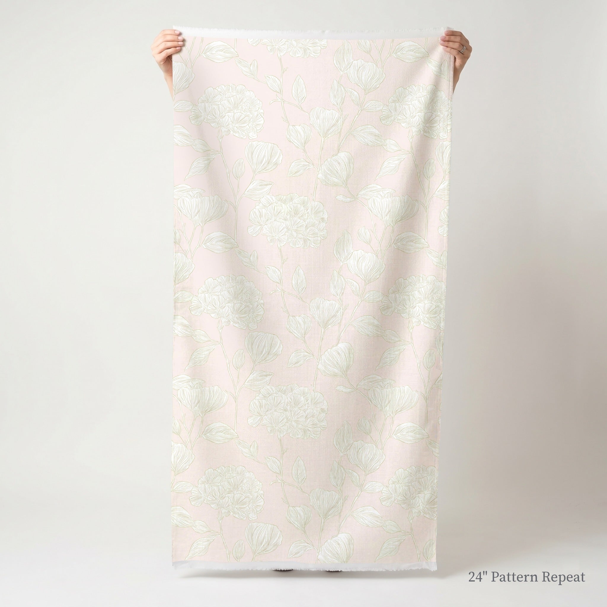 Blush Pink Fabric by the Yard