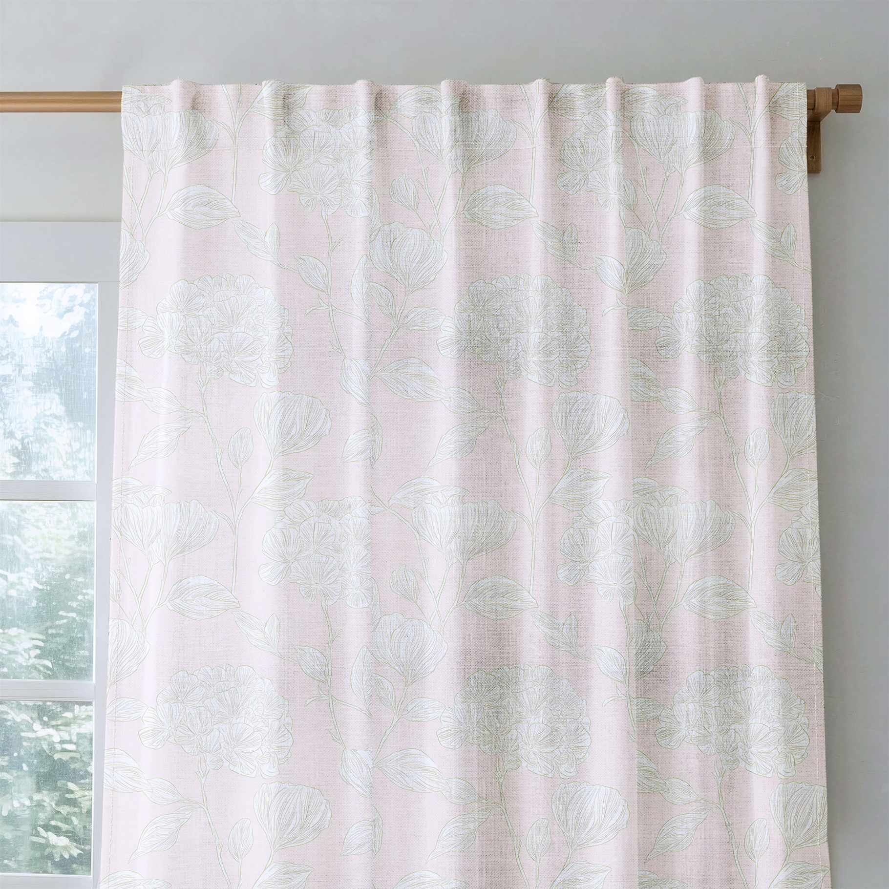 Blush Pink - Drapery — rod