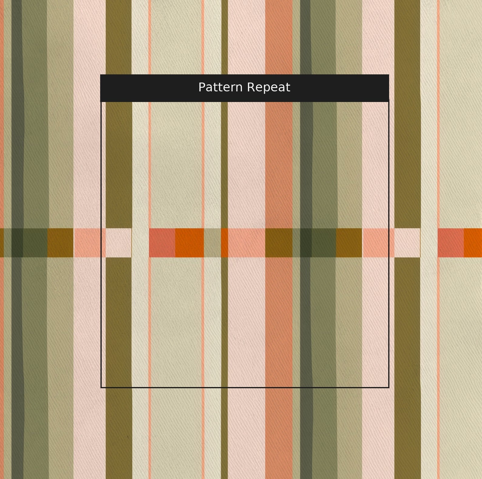 Hailey's Harvest Plaid Fabric by the Yard — pattern repeat