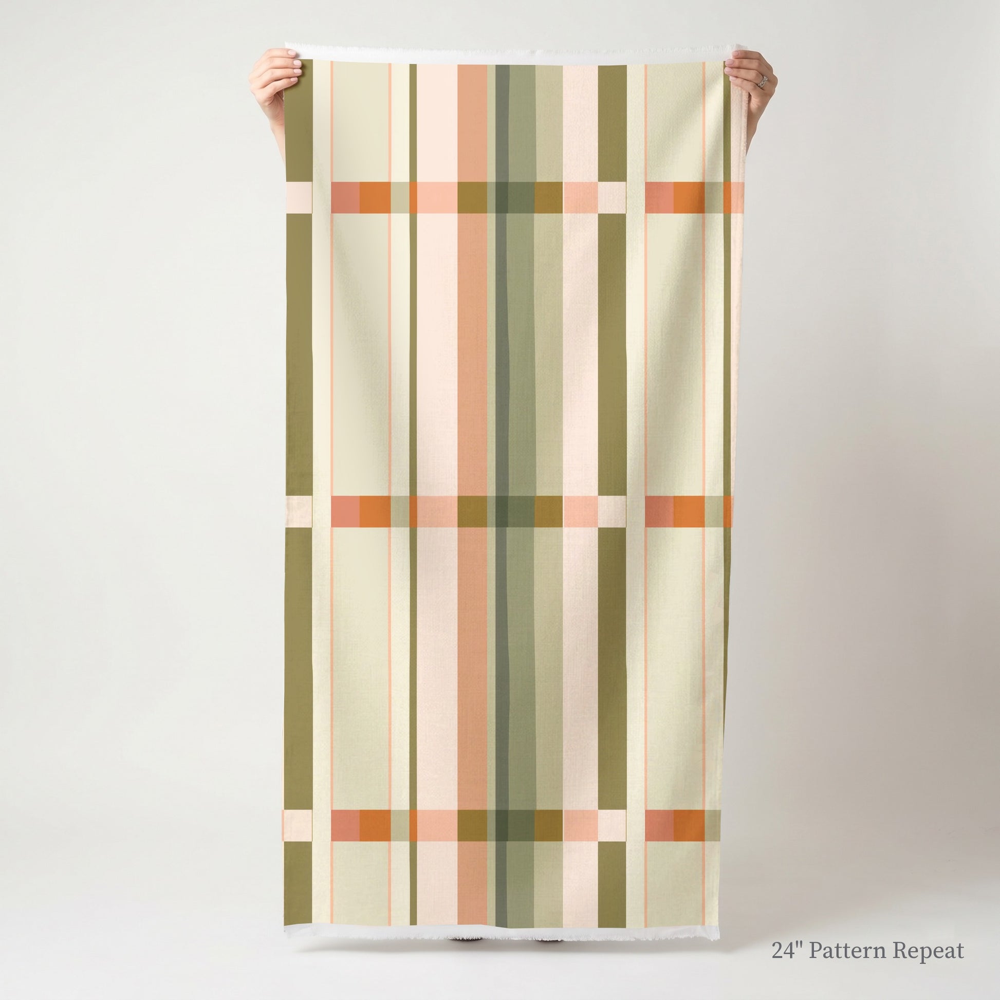 Hailey's Harvest Plaid Fabric by the Yard