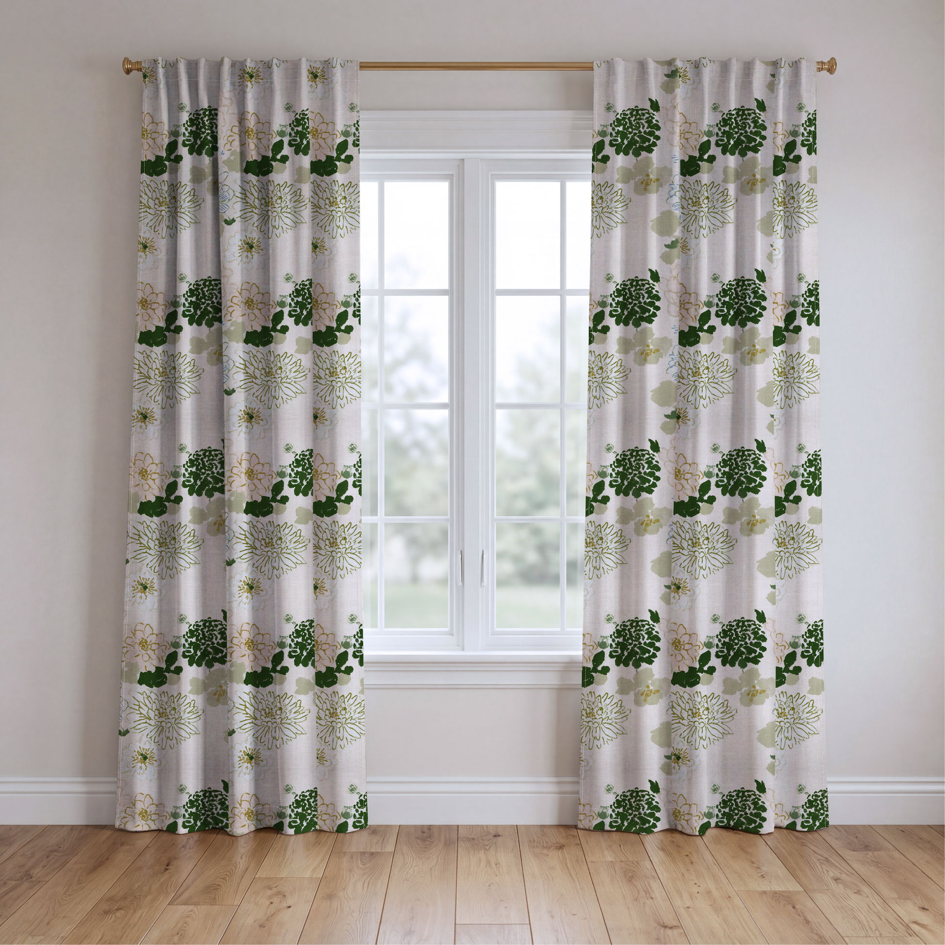 Millicent - Drapery — two panels