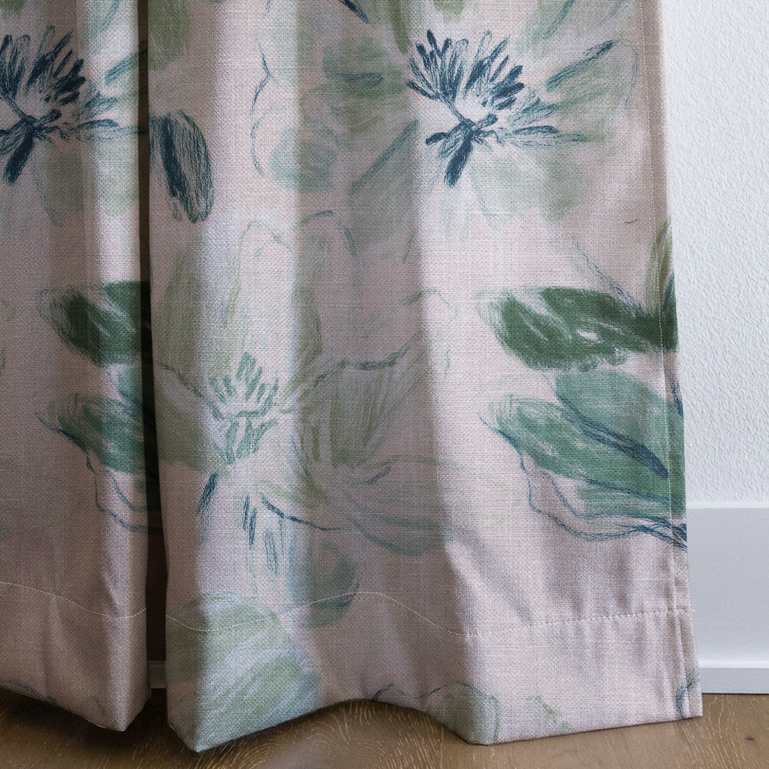 Cecily - Drapery — corner closeup