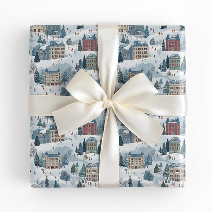 Ski Town - Wrapping Paper