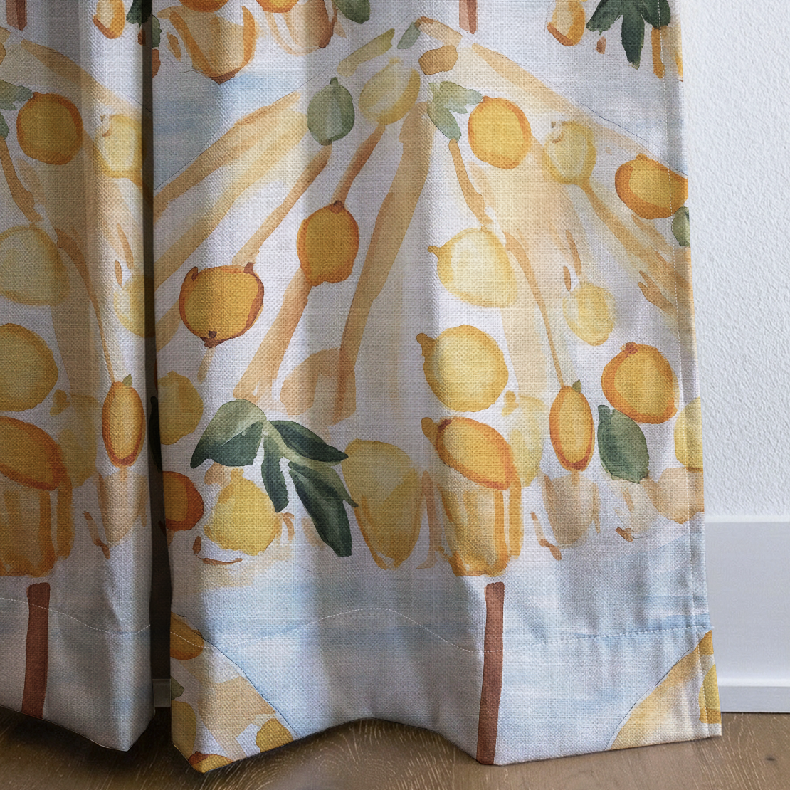 Lemon Grove - Drapery — corner closeup