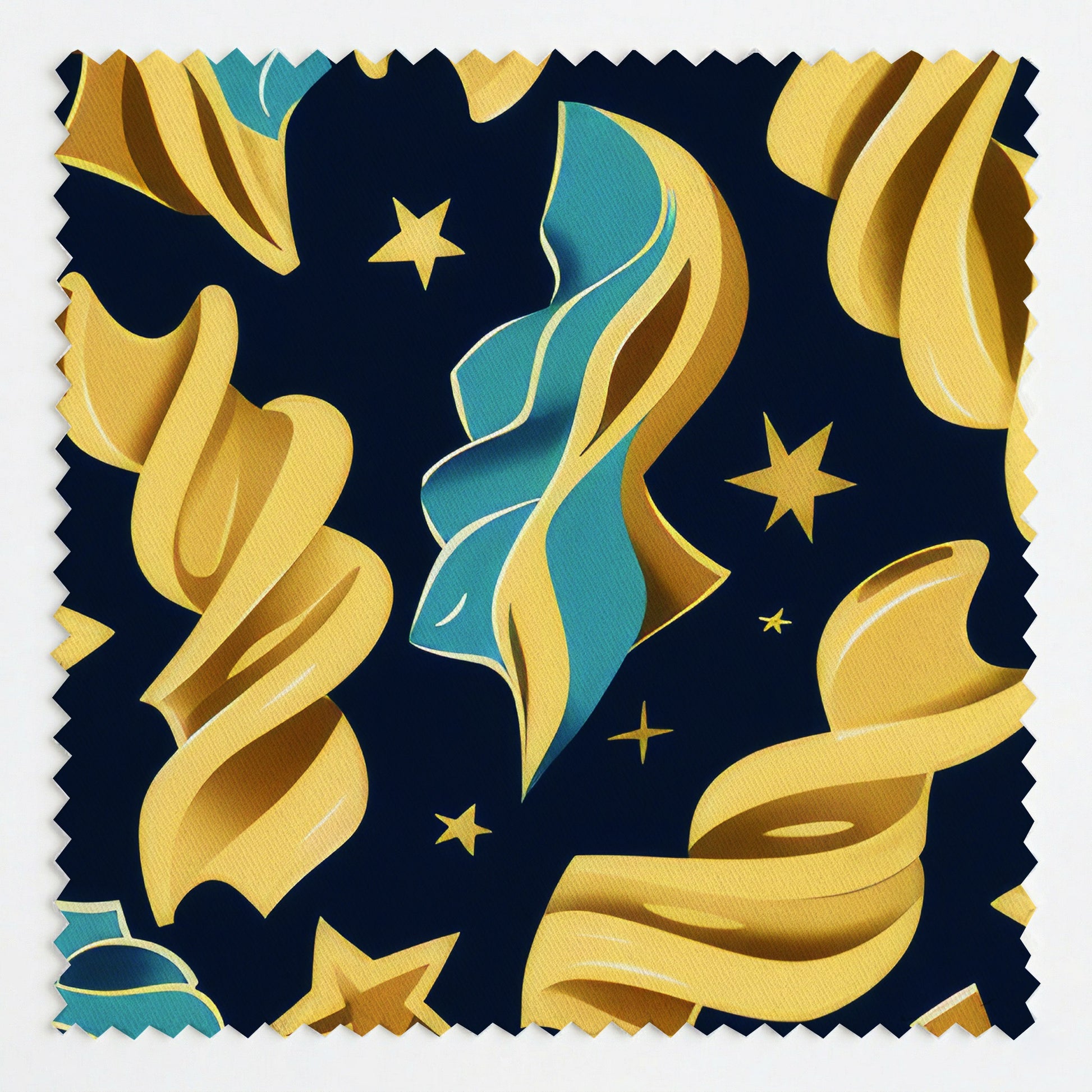 Luna's Cosmic Linguine Fabric by the Yard