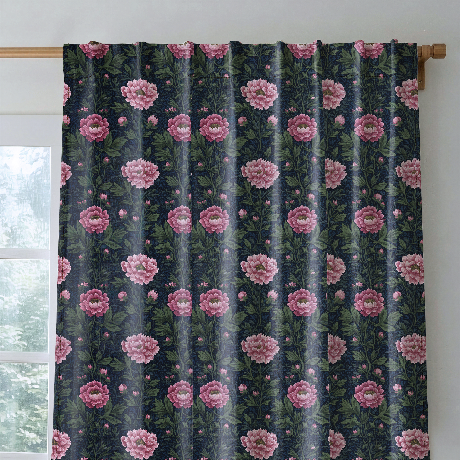 Camellia Vail - Drapery — rod