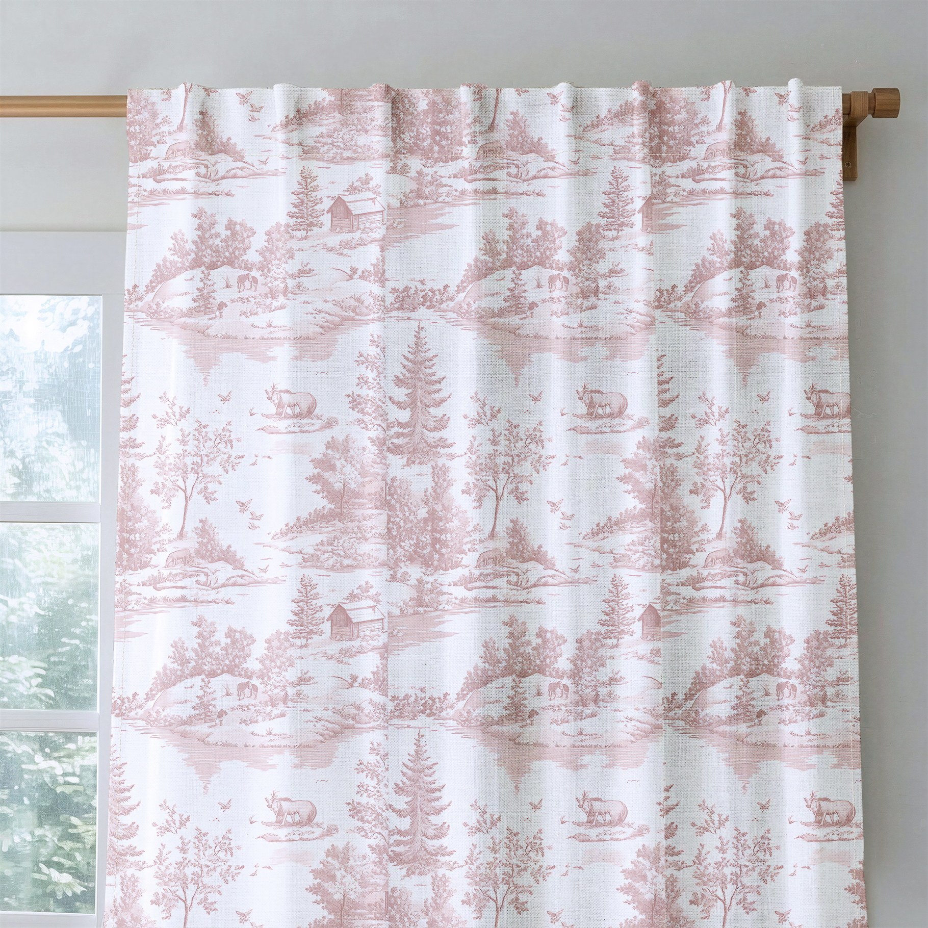 Vintage Woodland - Drapery — rod