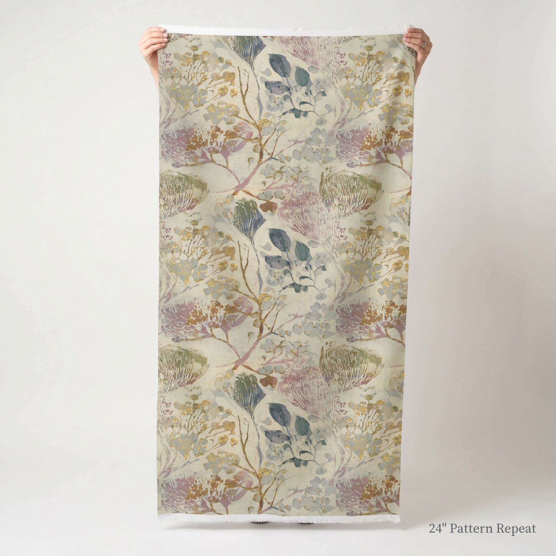 The Soft Green Fabric by the Yard