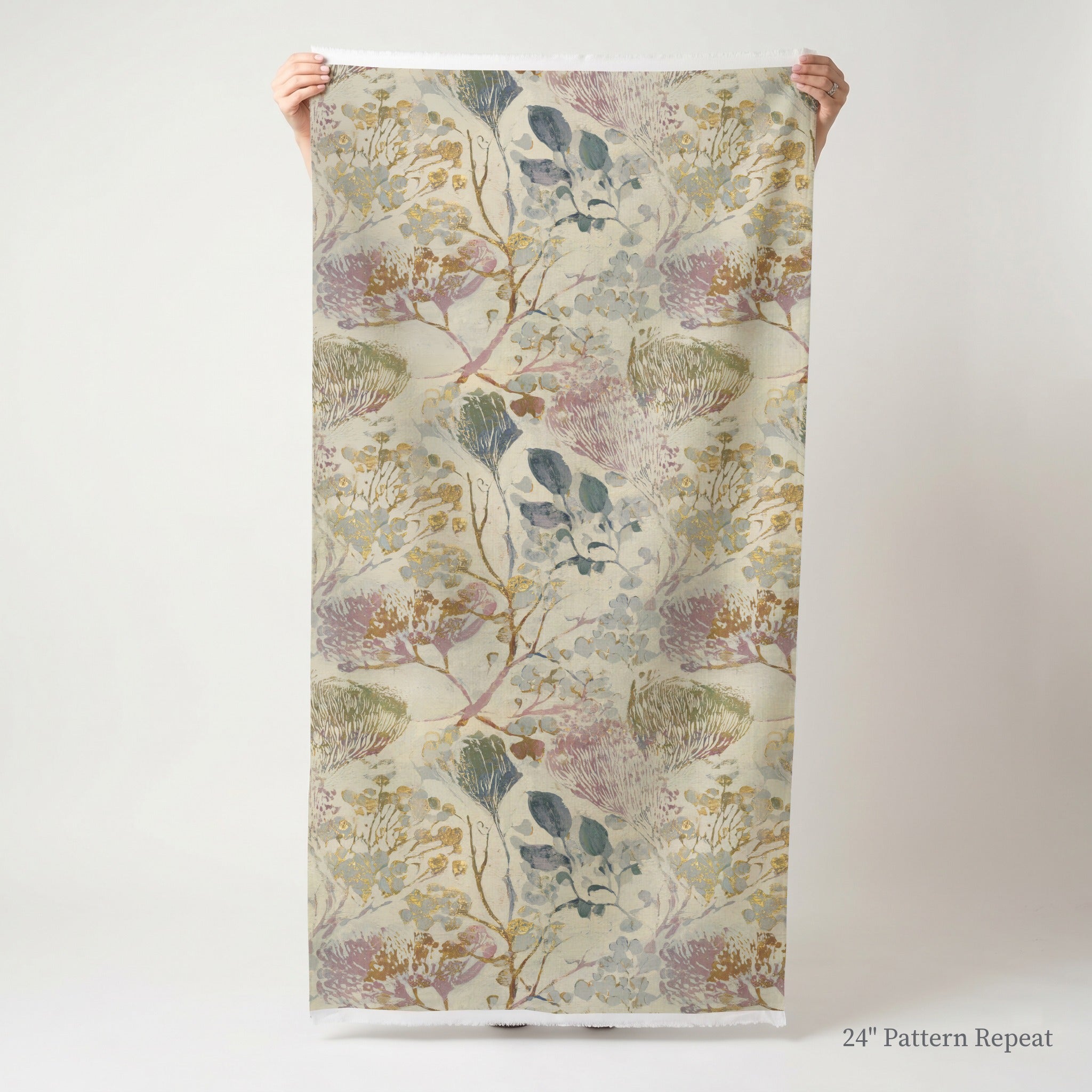 The Soft Green Fabric by the Yard