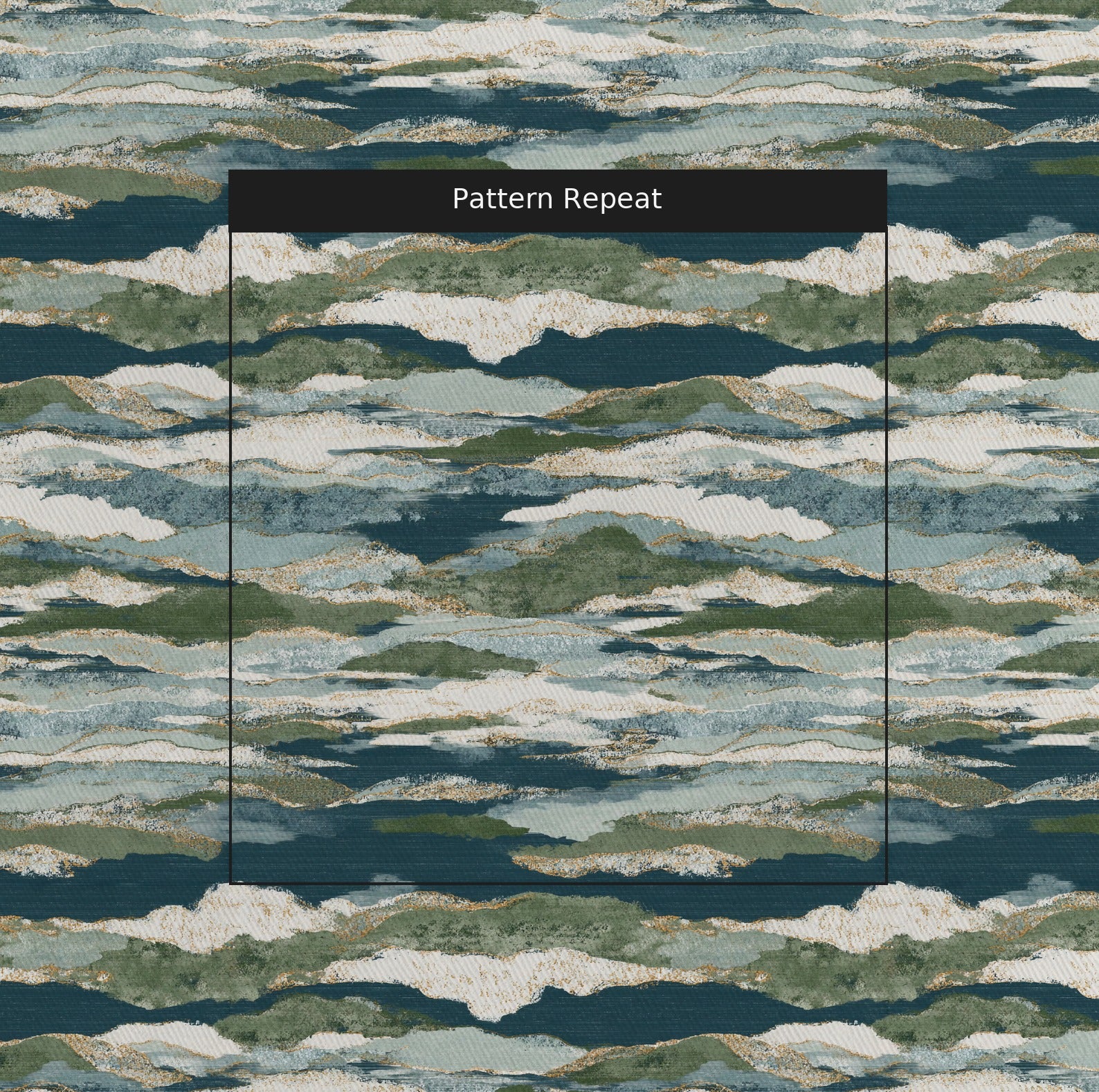 The Overlook Fabric by the Yard — pattern repeat