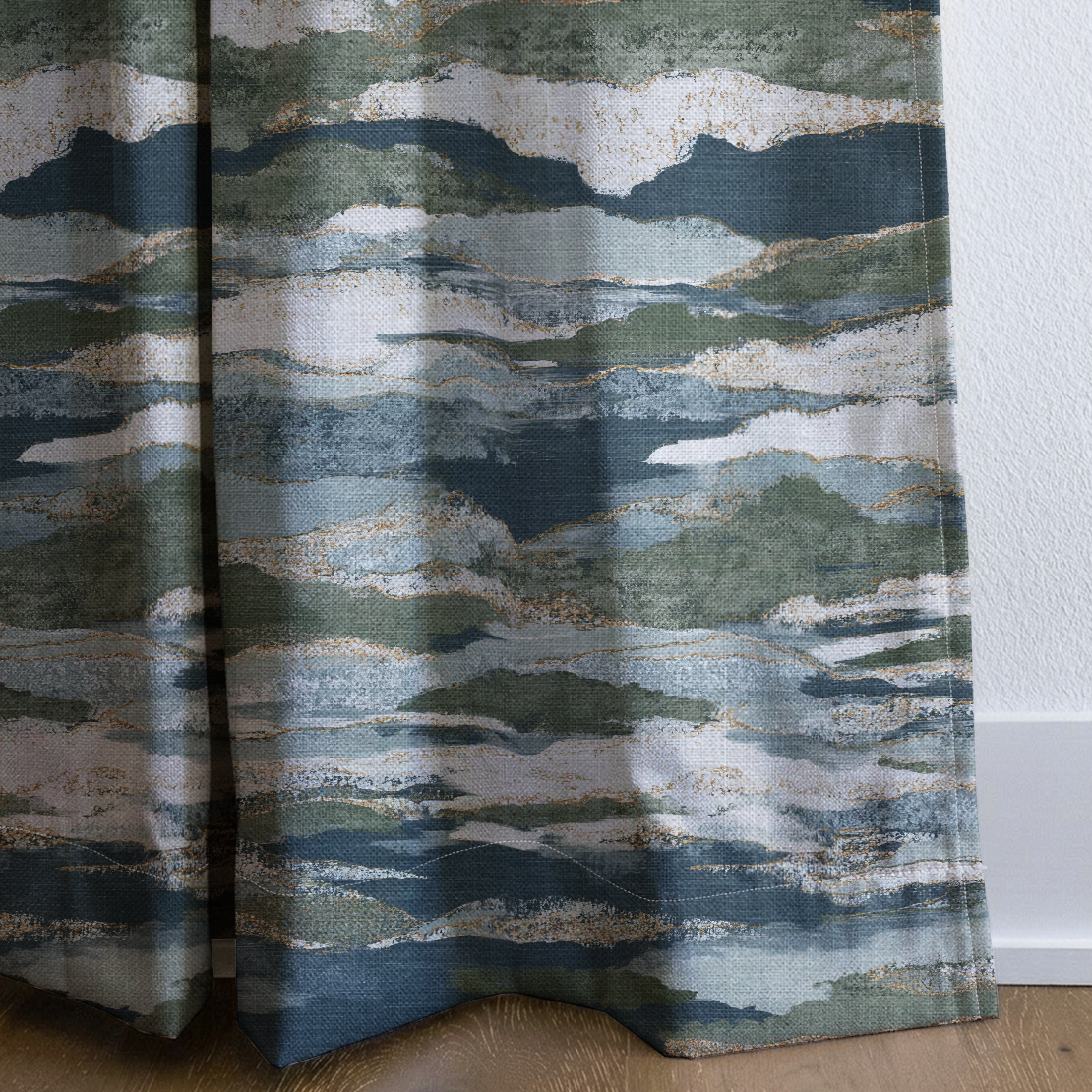 The Overlook - Drapery — corner closeup