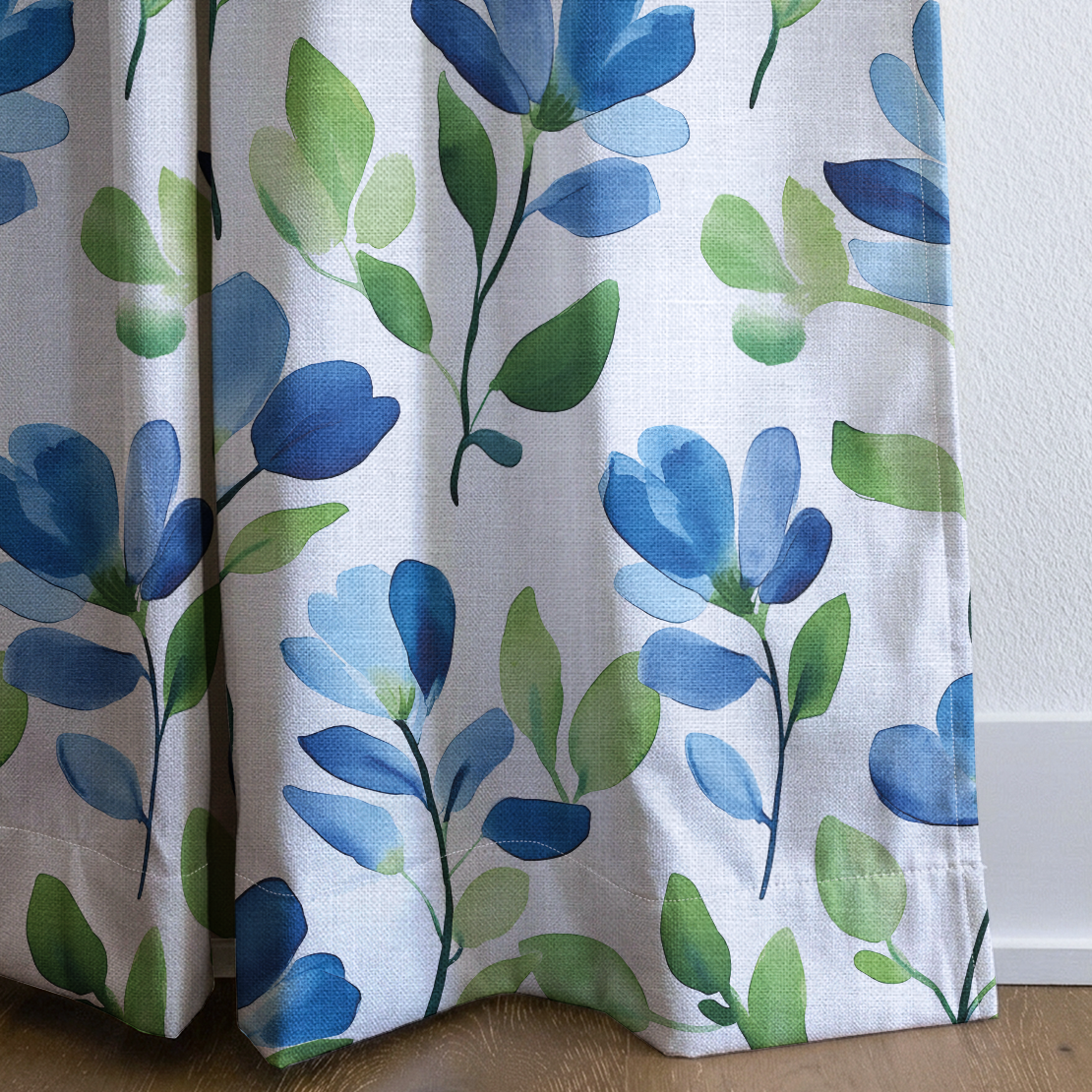 Wesley - Drapery — corner closeup
