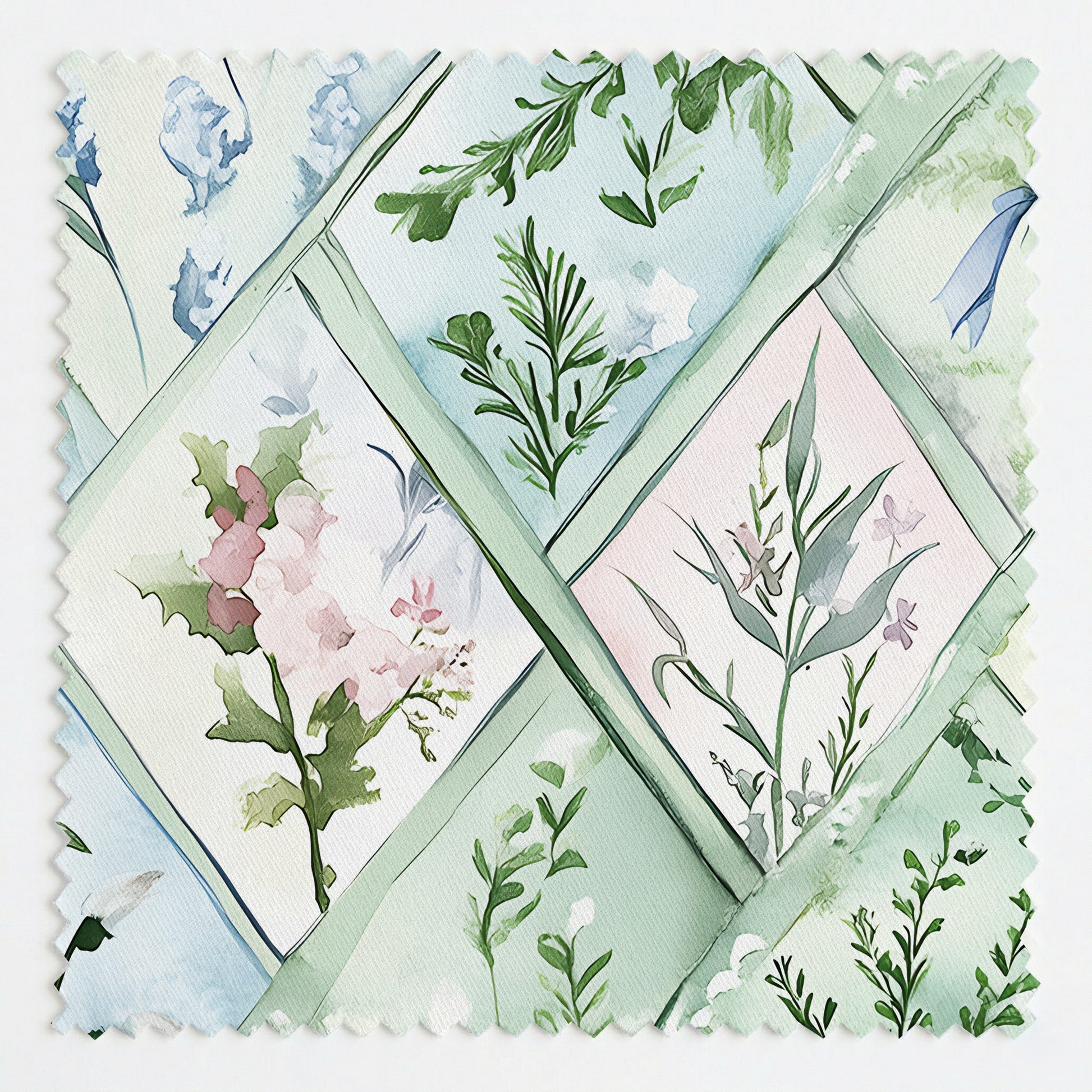 Winter's Patchwork Fabric by the Yard