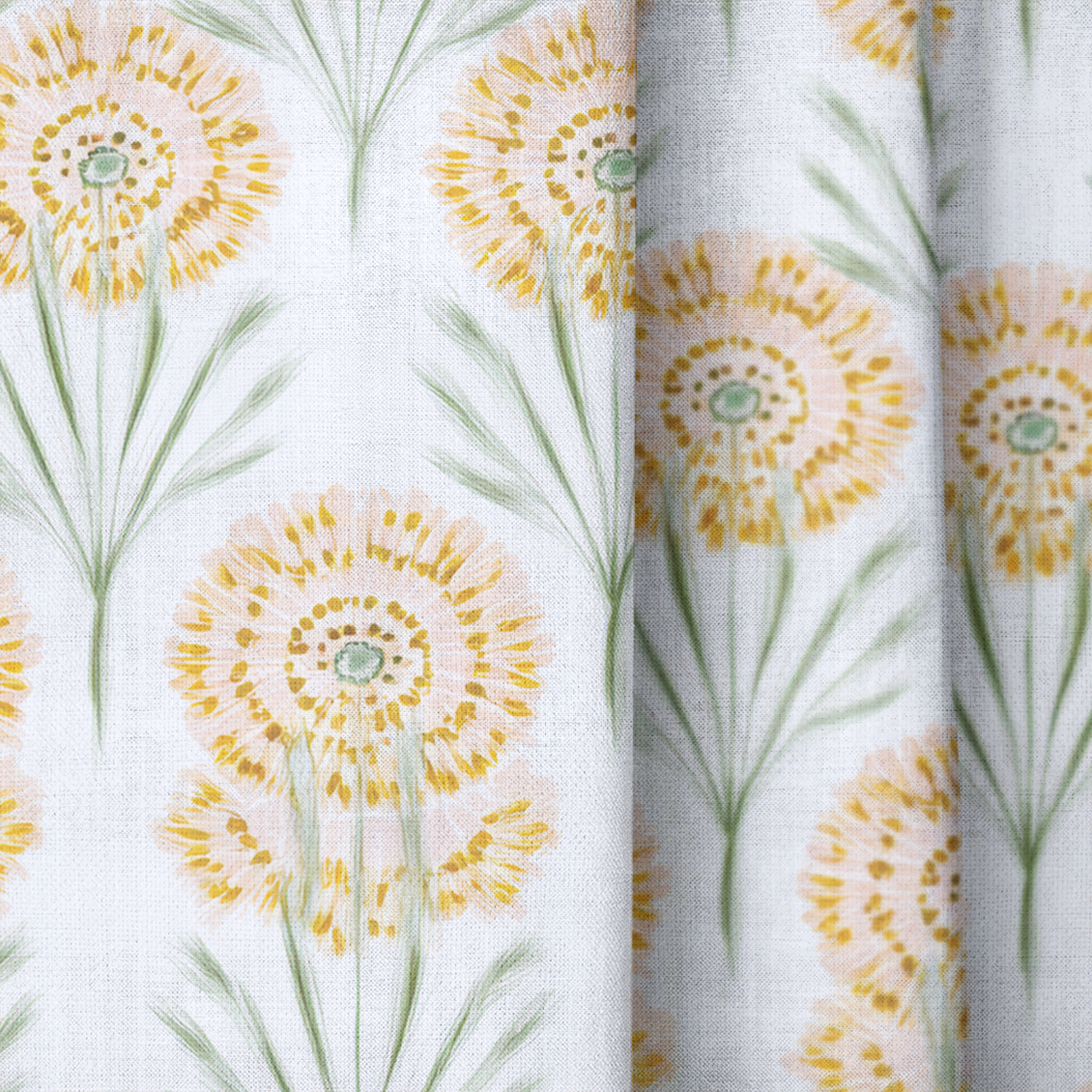 Linen Gold - Drapery — close up