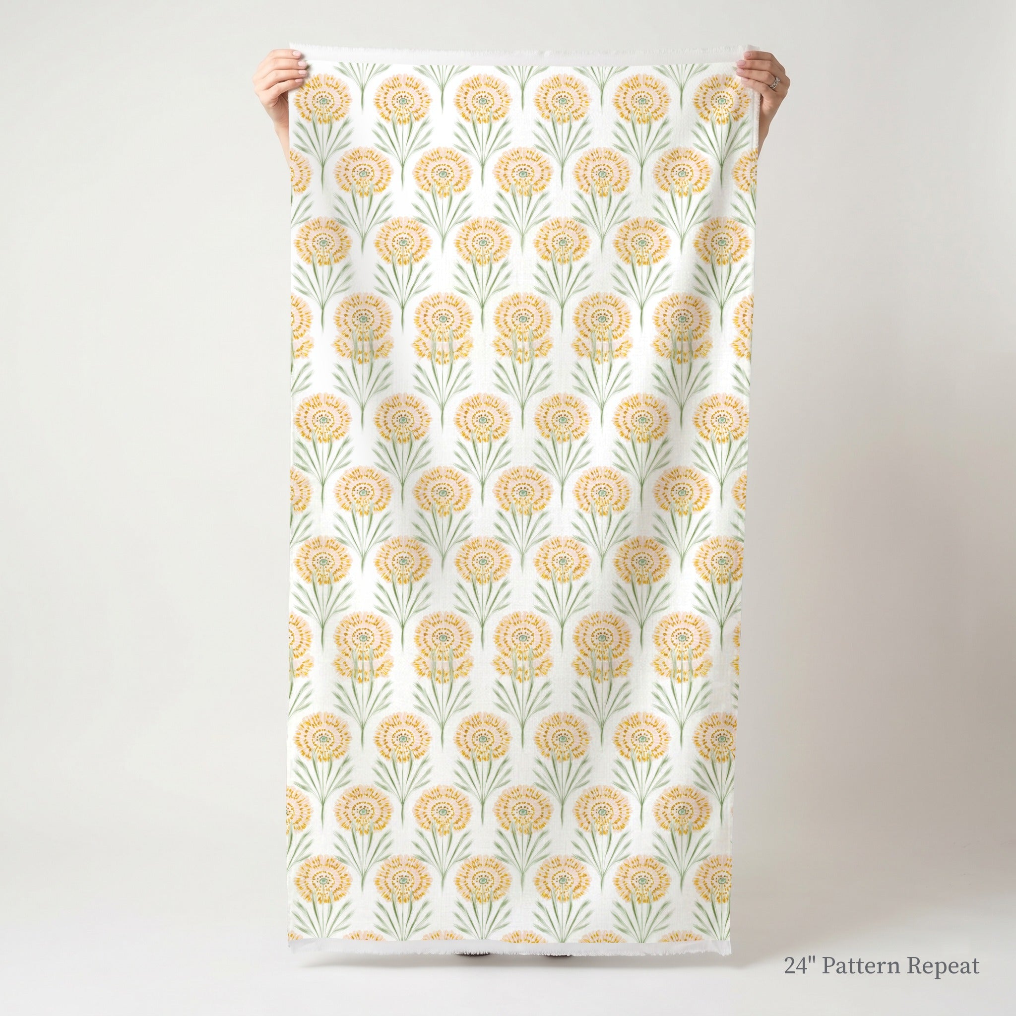Linen Gold Fabric by the Yard