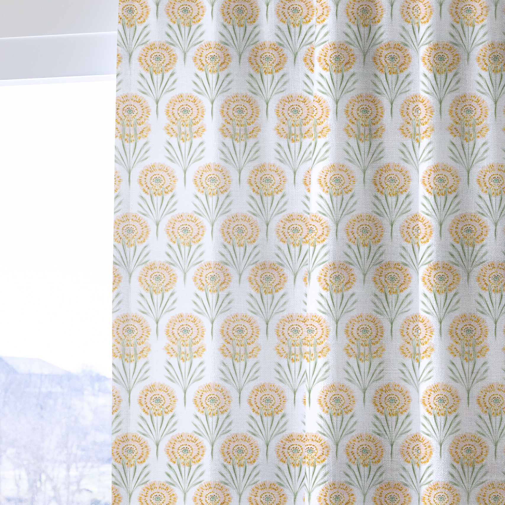 Linen Gold - Drapery — one panel
