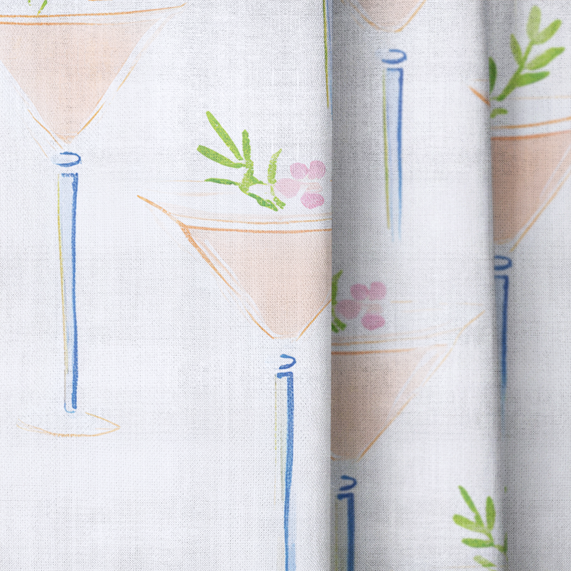 Sassy Spritz - Drapery — close up