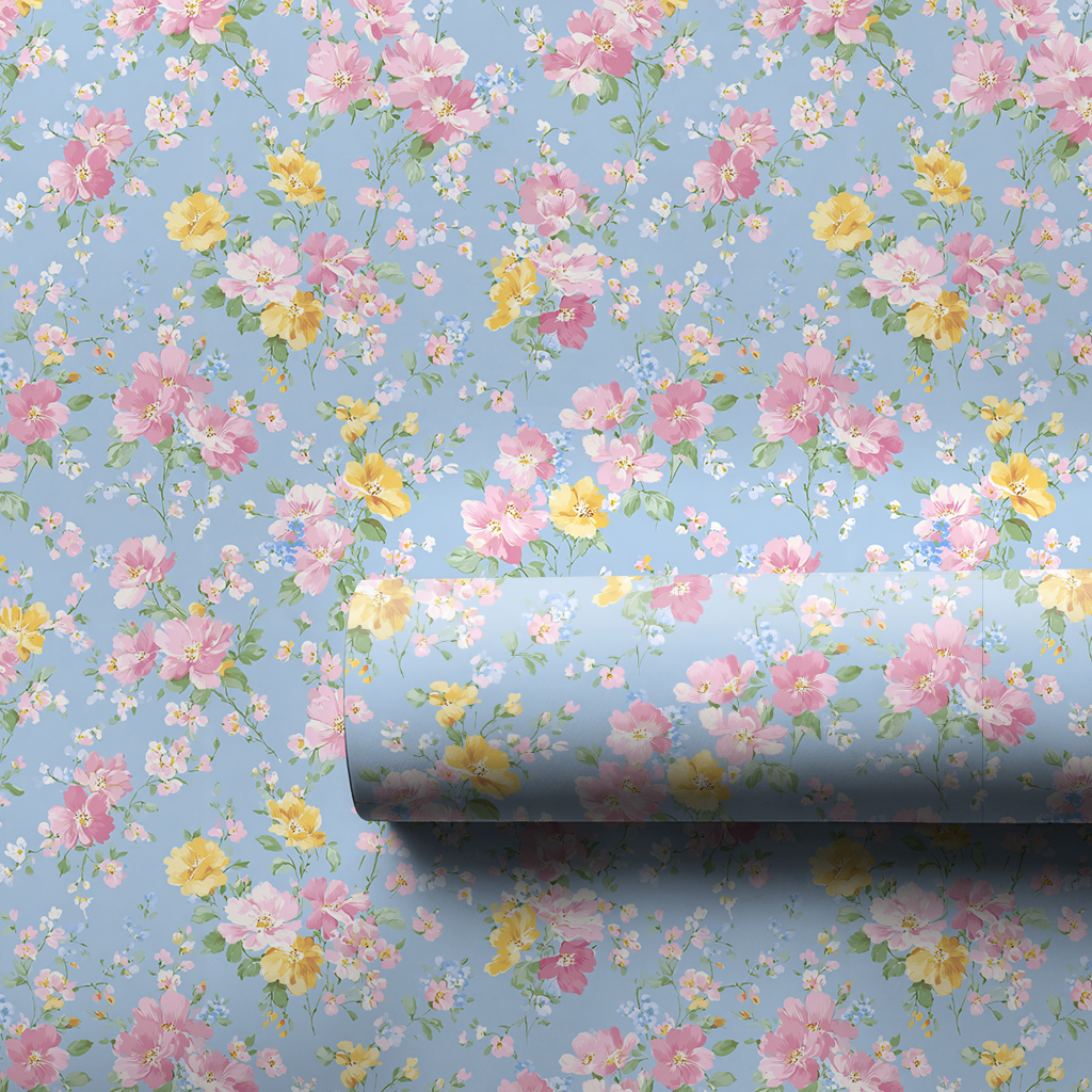 Cornflower Bloom - Wrapping Paper
