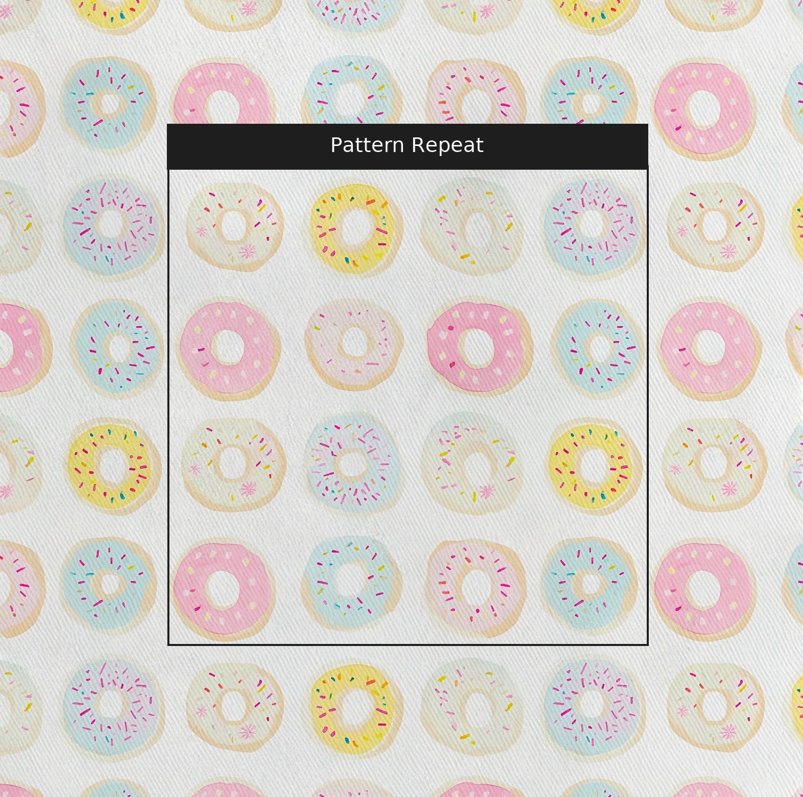 Sugar Swirls Fabric by the Yard — pattern repeat