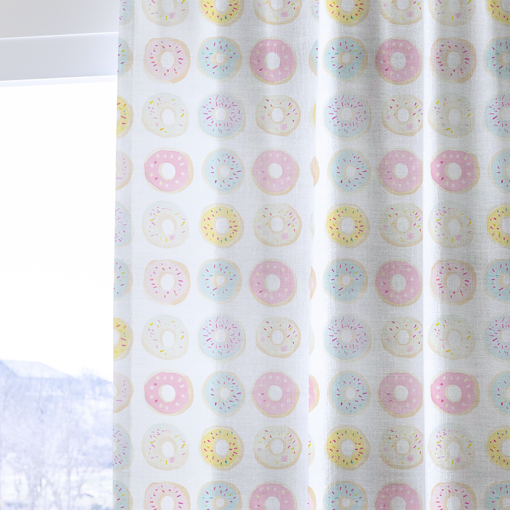 Sugar Swirls - Drapery — one panel
