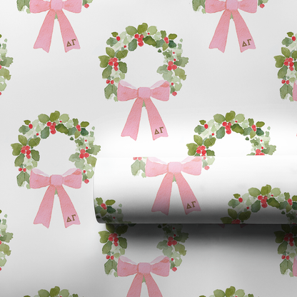 Holiday Anchor Wreath - Wrapping Paper