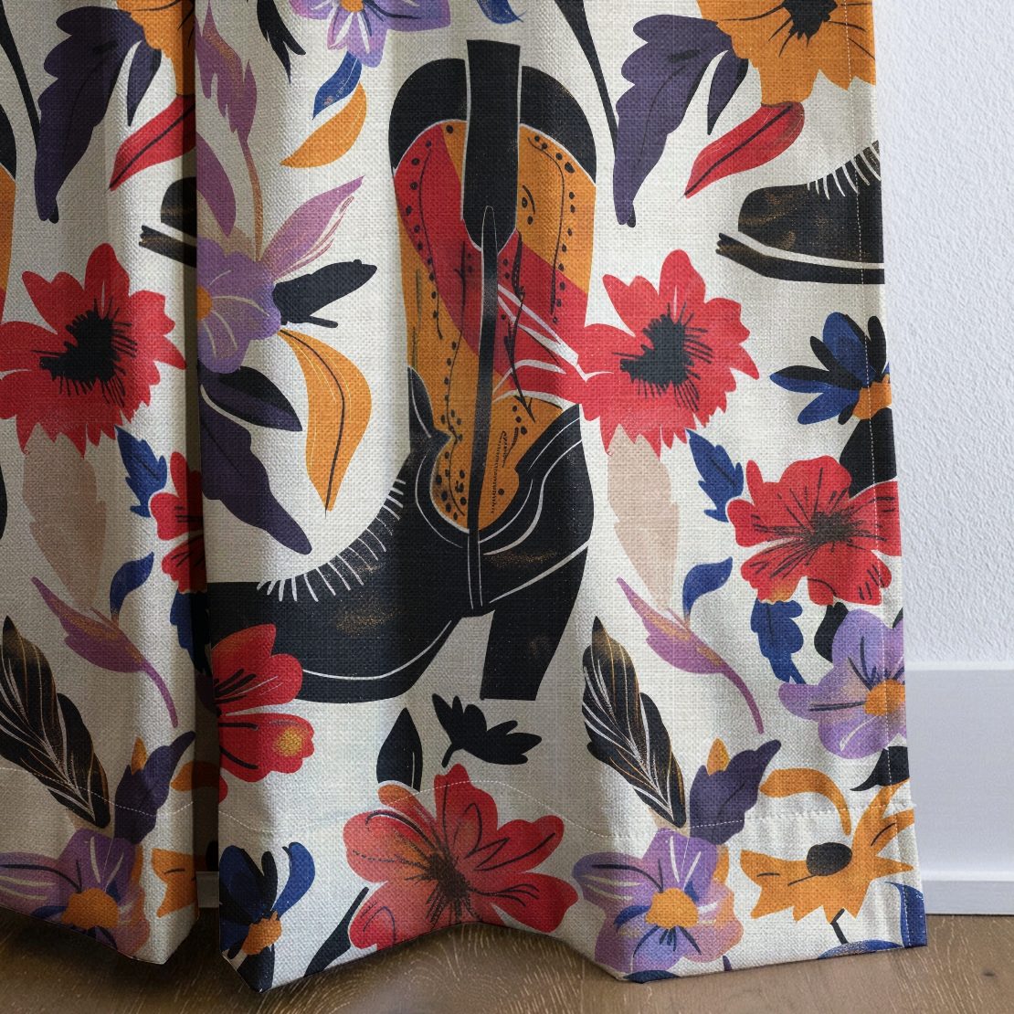 Harper's Hoedown - Drapery — corner closeup