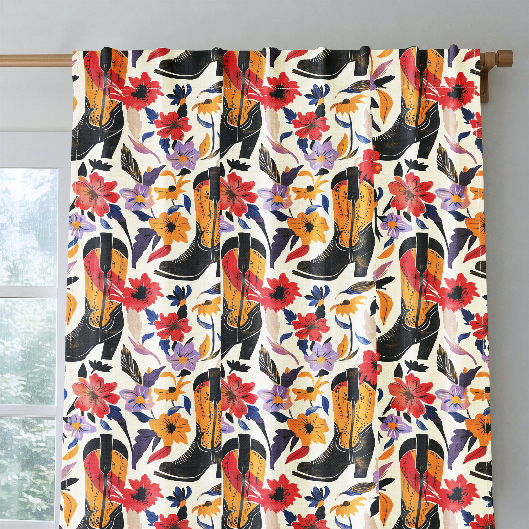Harper's Hoedown - Drapery — rod