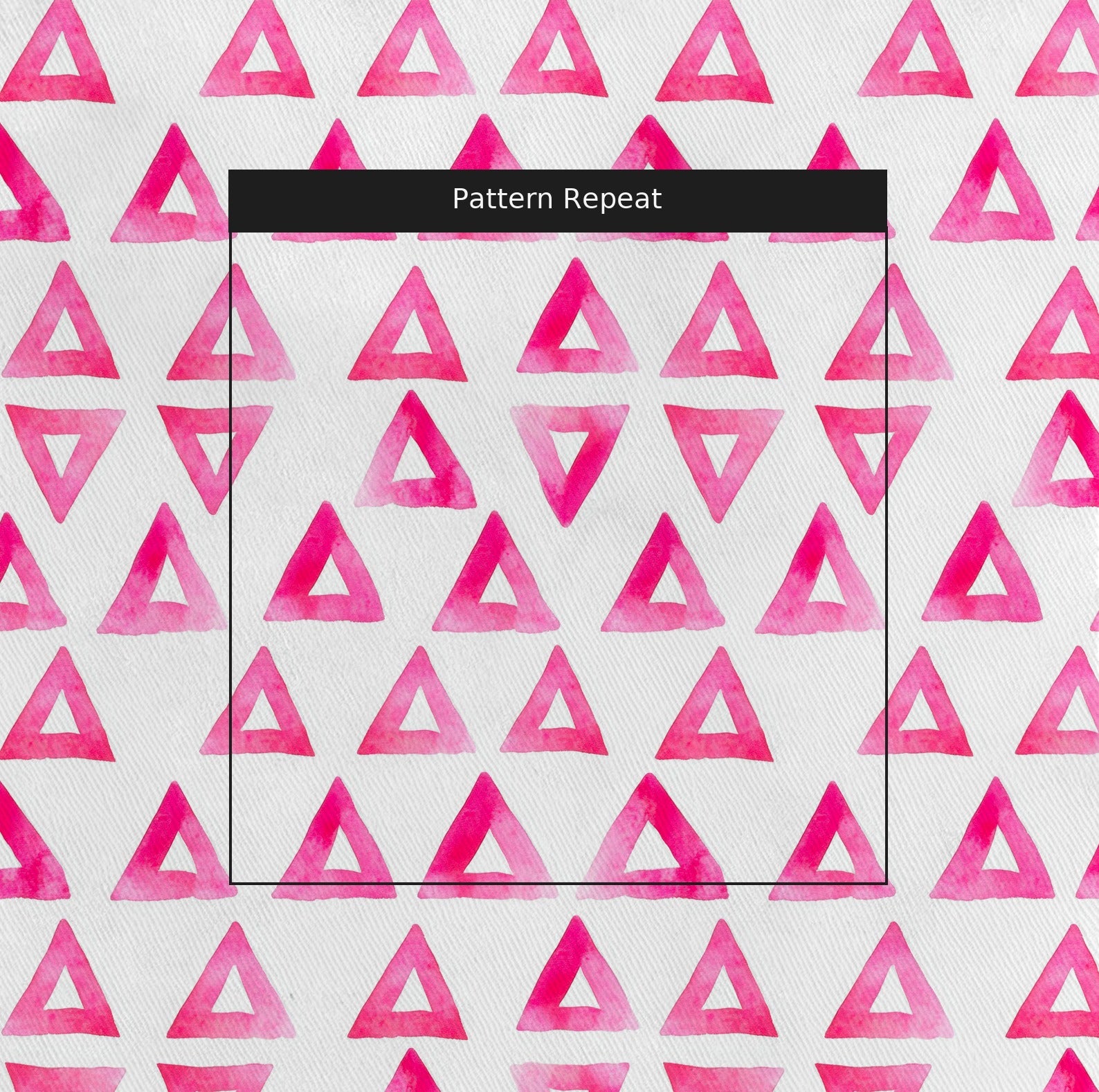 Triangle Tango Fabric by the Yard — pattern repeat
