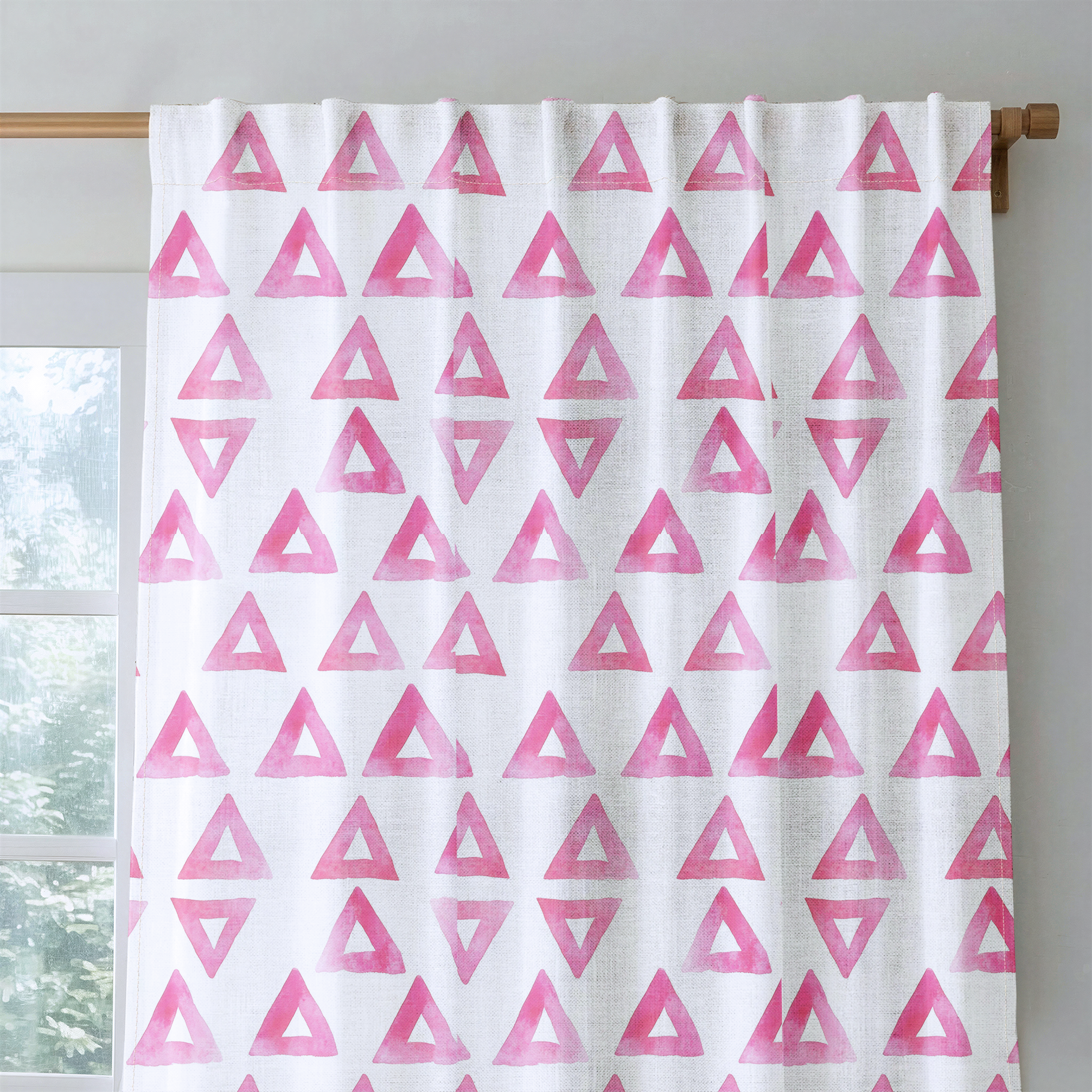 Triangle Tango - Drapery — rod