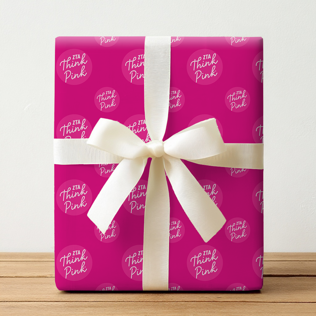 Think Pink Zeta Style - Wrapping Paper