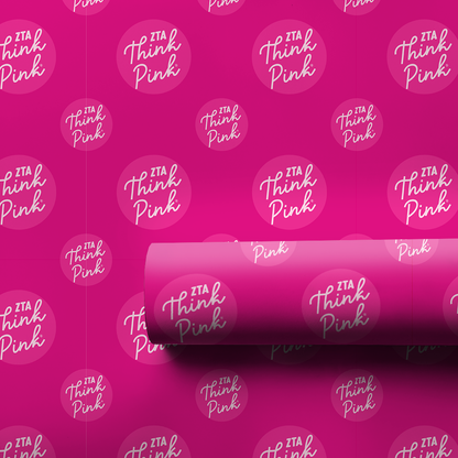 Think Pink Zeta Style - Wrapping Paper