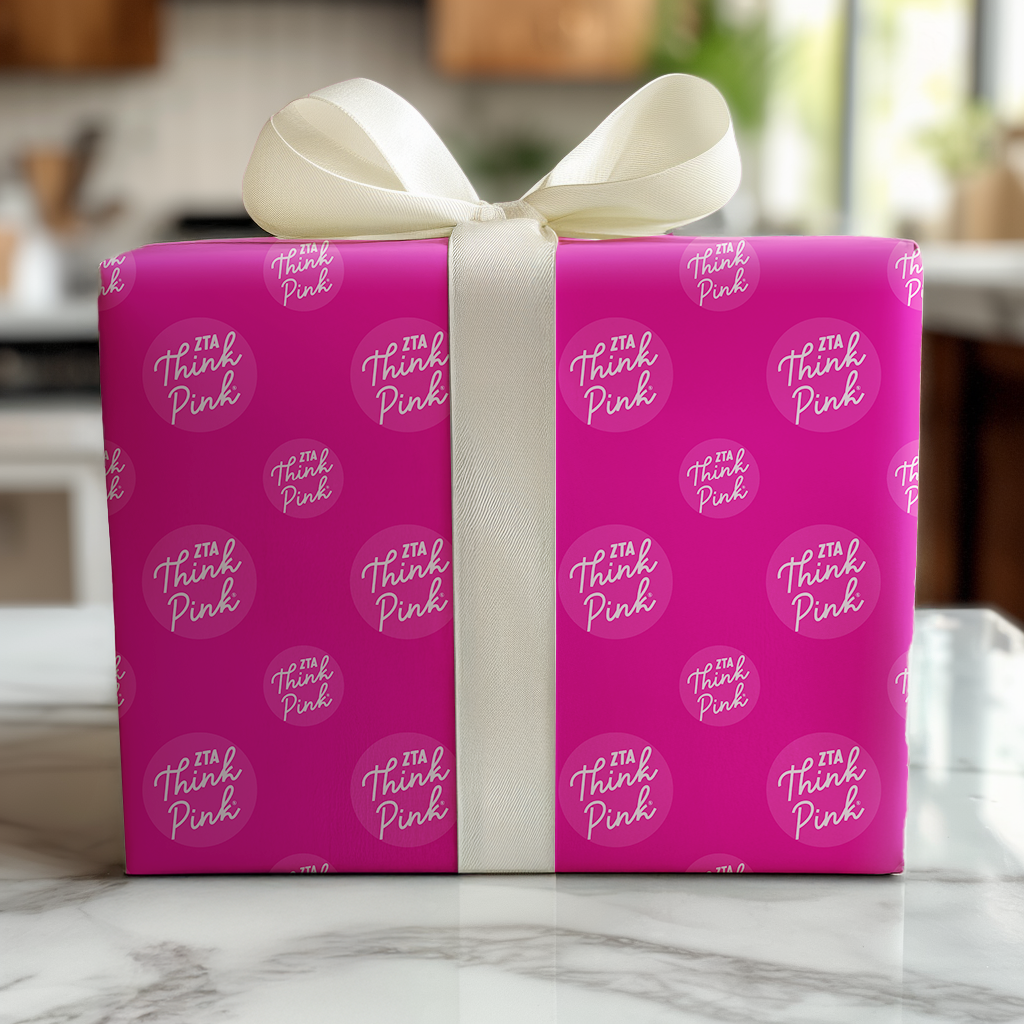 Think Pink Zeta Style - Wrapping Paper