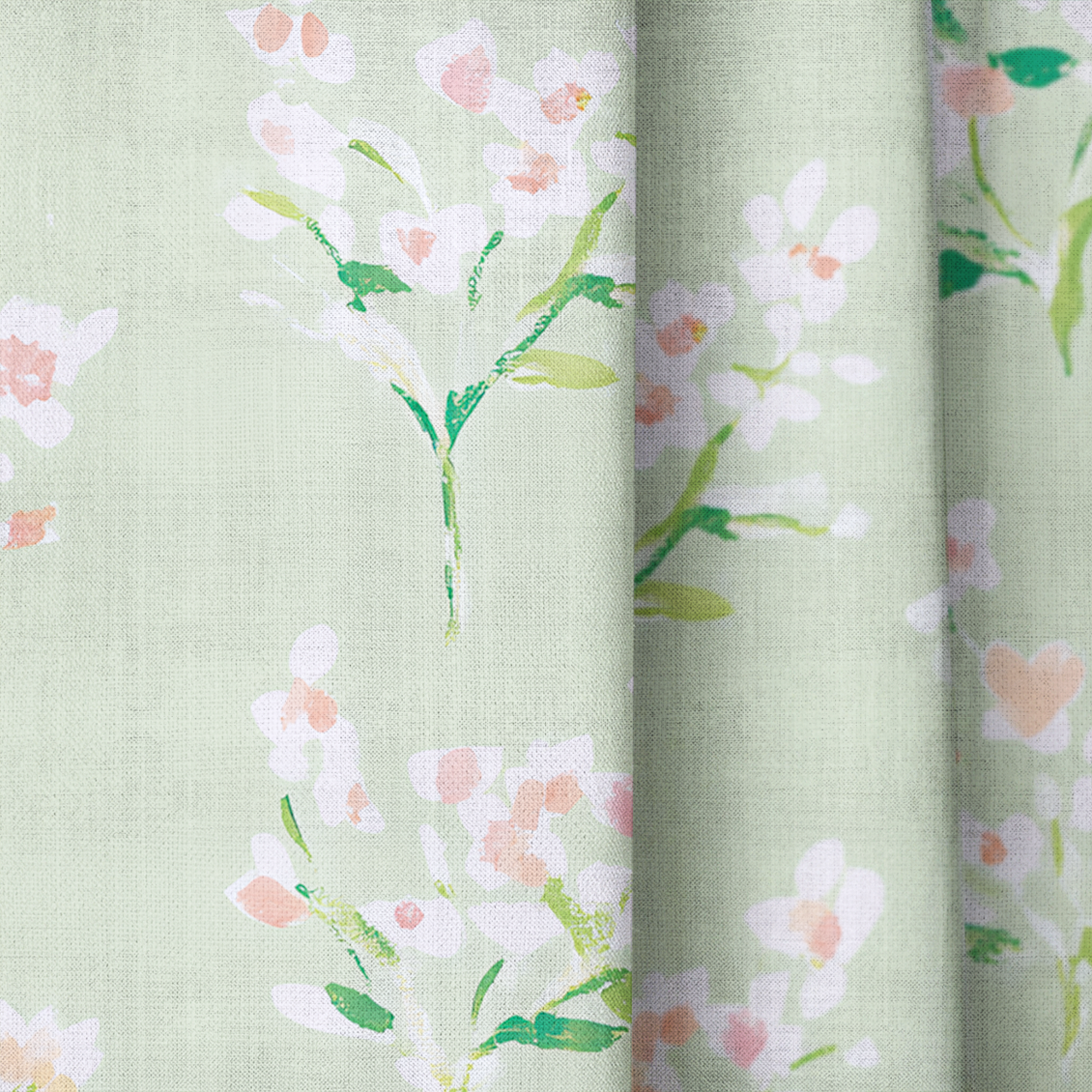 Spring Blossom - Drapery — close up