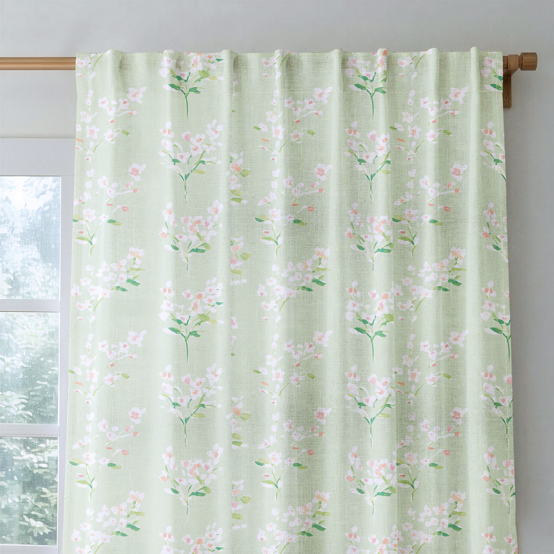 Spring Blossom - Drapery — rod