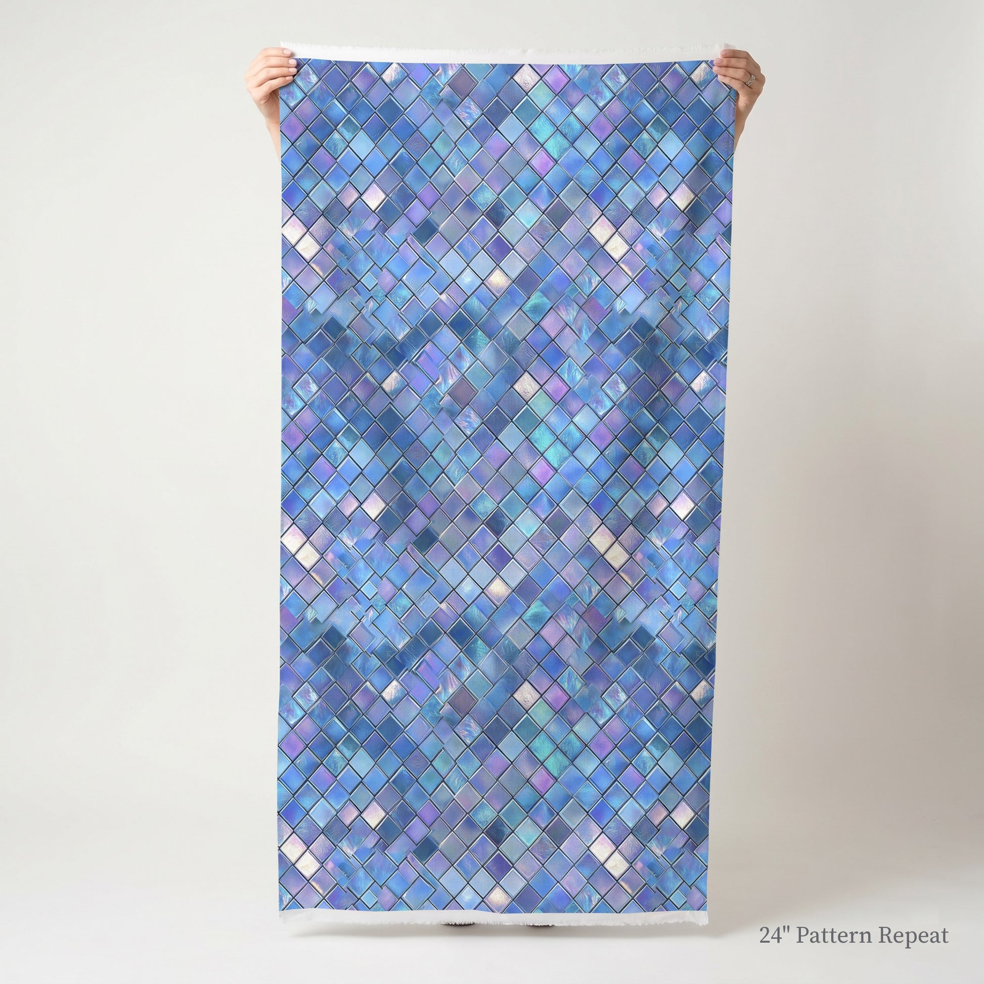 Sapphire Haze Fabric by the Yard