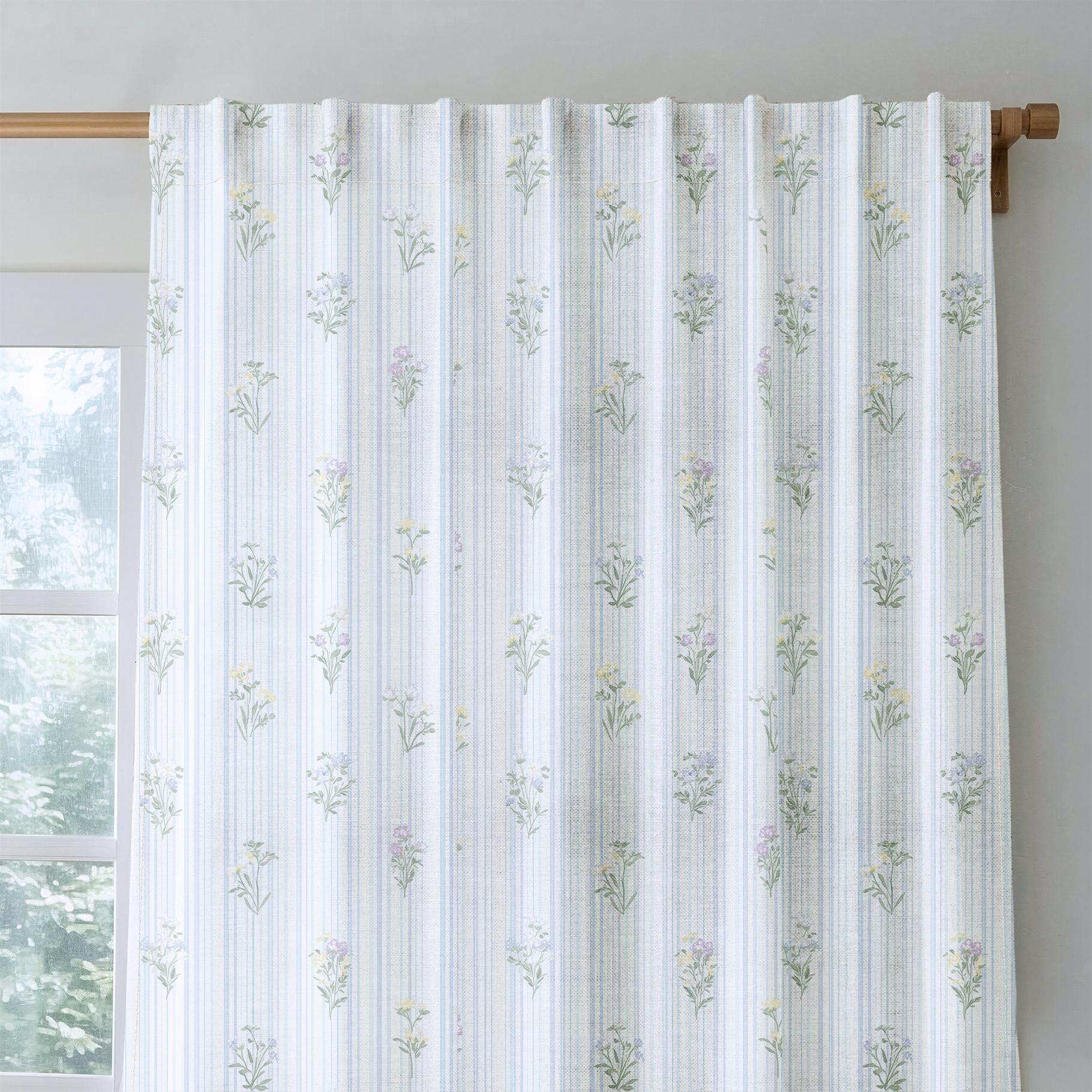 Front Row Floral - Drapery — rod