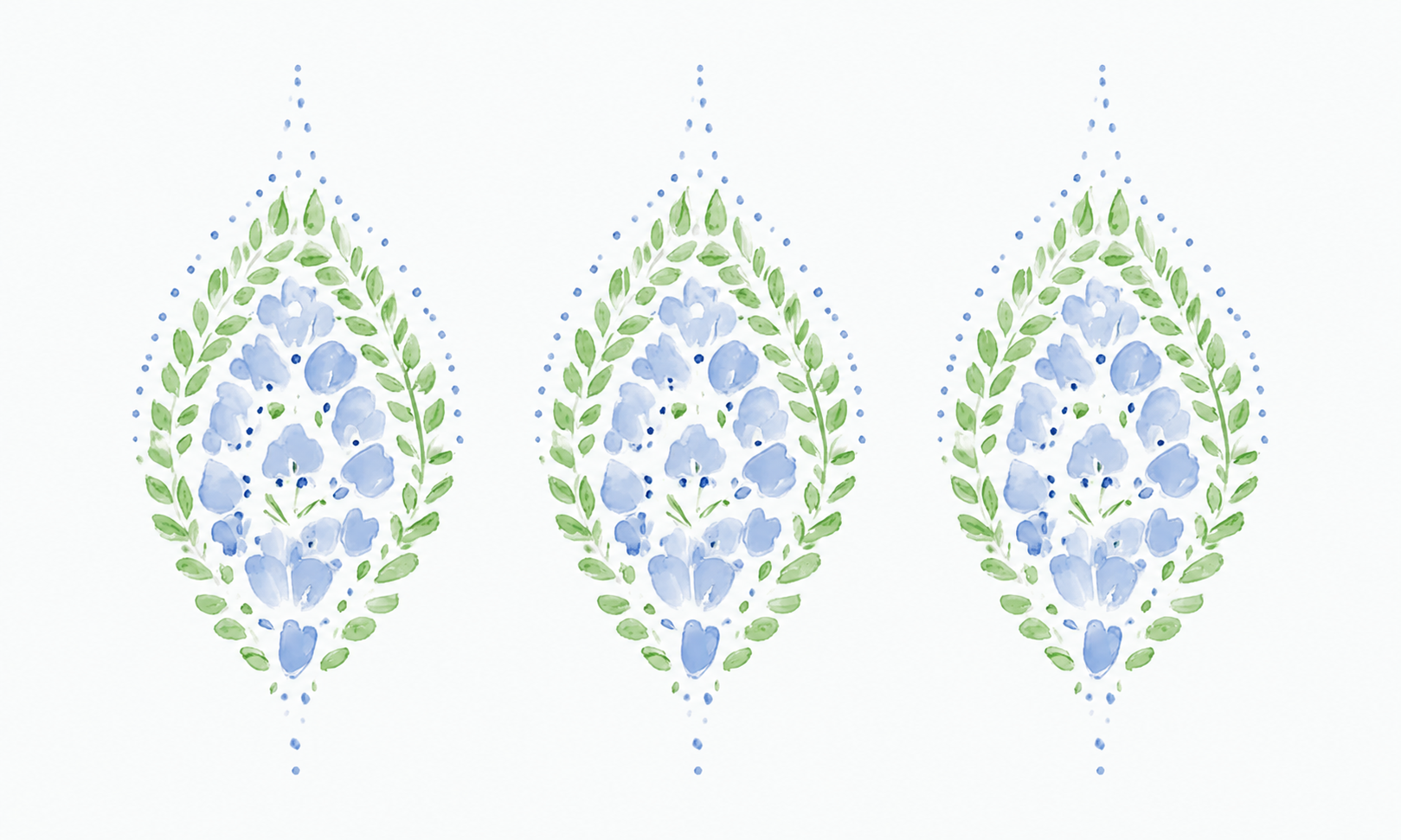 Leaf Me Be Cloud Medallions Study - Tapestry