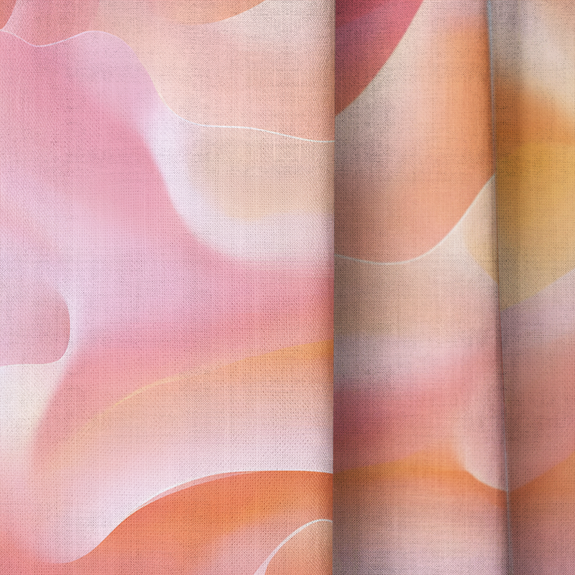 Velvet Waves - Drapery — close up