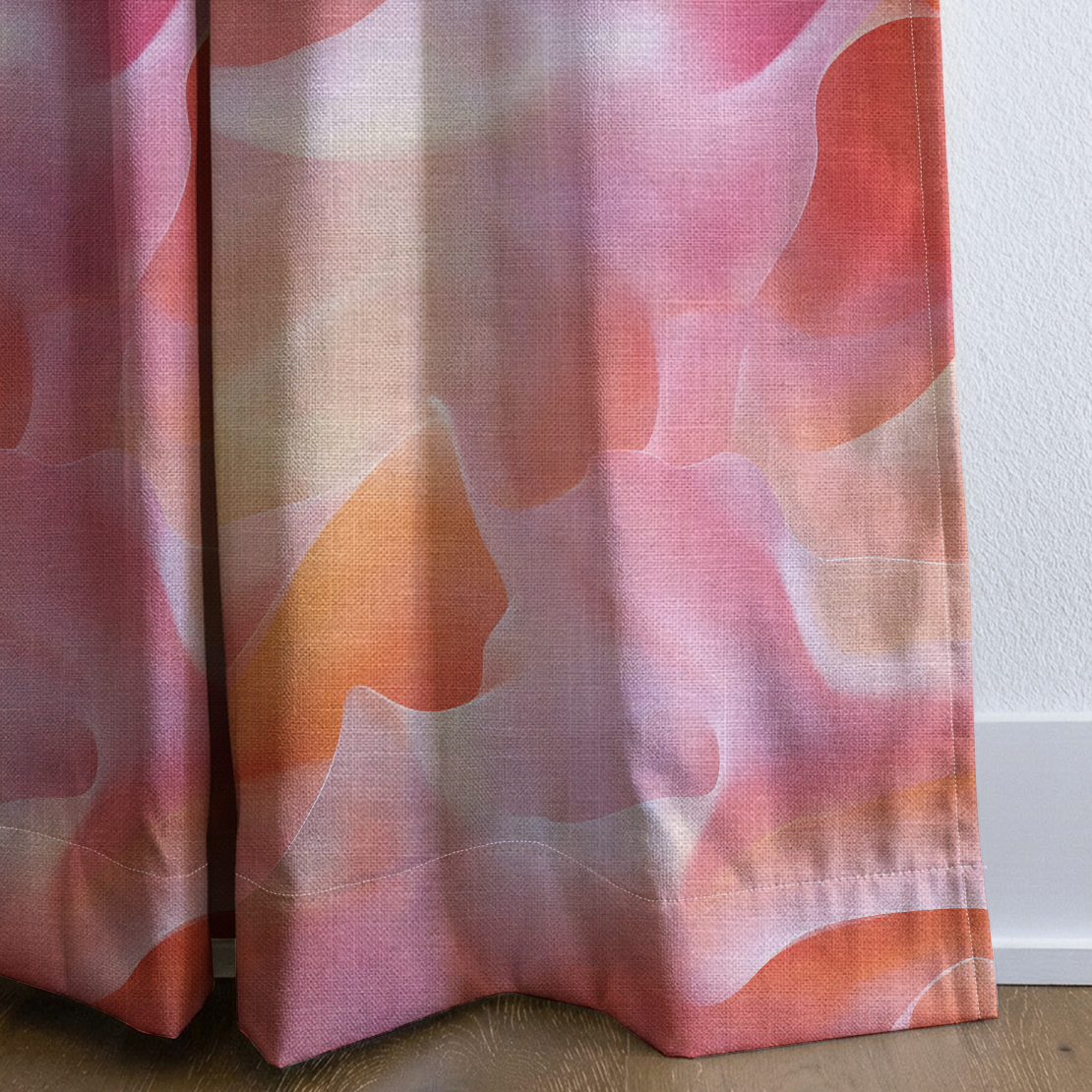 Velvet Waves - Drapery — corner closeup