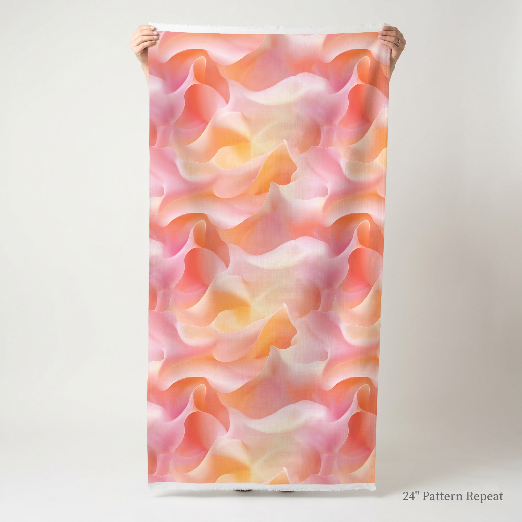 Velvet Waves Fabric by the Yard