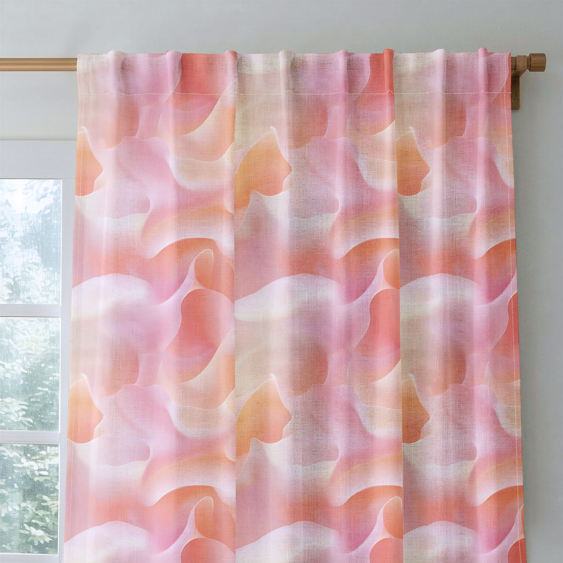 Velvet Waves - Drapery — rod