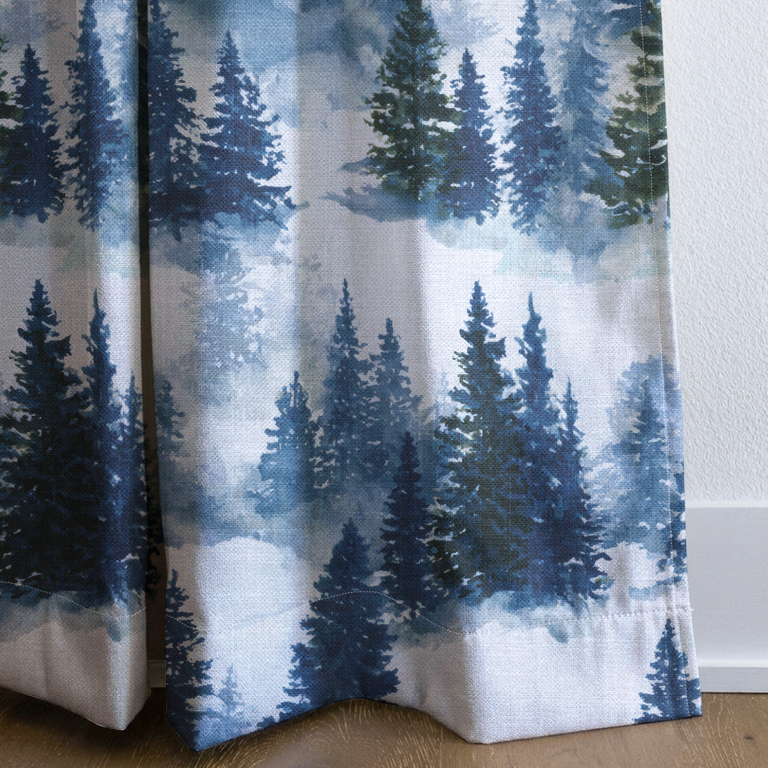 Starry Pines - Drapery — corner closeup