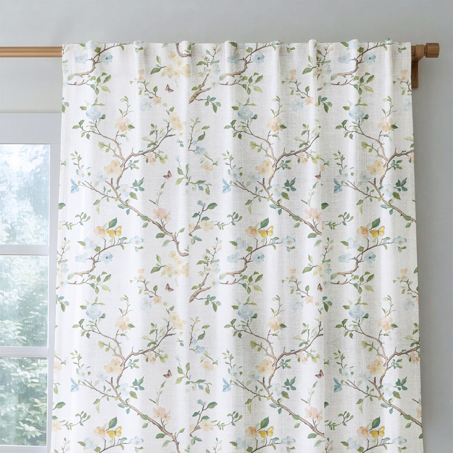 Branch Out - Drapery — rod